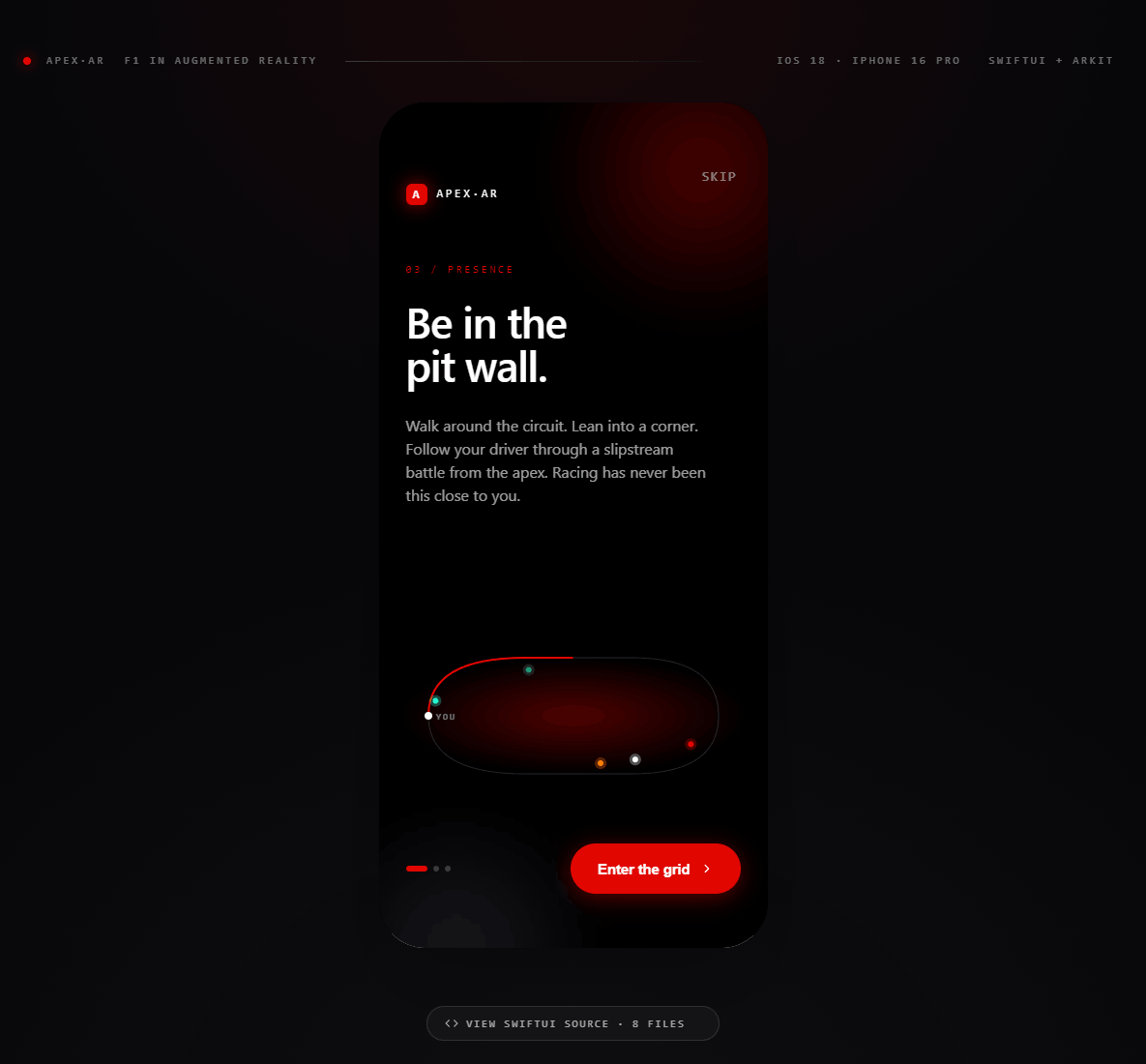 Onboarding screen